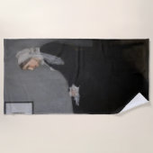 James Whistler - Portret van de moeder van de kuns Strandlaken (Voorkant)