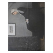 James Whistler - Portret van de moeder van de kuns Tafelkleed (Voorkant)