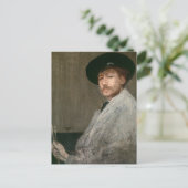 James Whistler - Portret van de schilder Briefkaart (Staand voorkant)