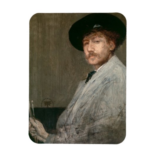 James Whistler - Portret van de schilder Magneet (Verticaal)
