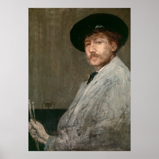 James Whistler - Portret van de schilder Poster (Voorkant)