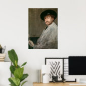 James Whistler - Portret van de schilder Poster (Thuiskantoor)