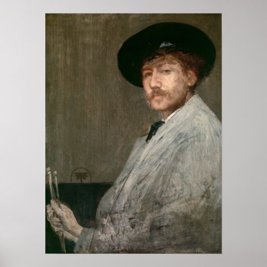 James Whistler - Portret van de schilder Poster (Voorkant)