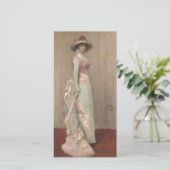 James Whistler - Portret van Lady Meux Bedankkaart (Staand voorkant)