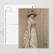 James Whistler - Portret van Lady Meux Briefkaart (Voorkant / Achterkant)