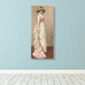 James Whistler - Portret van Lady Meux Canvas Afdruk (Insitu (Houten vloer))