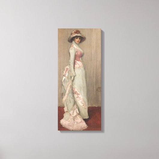 James Whistler - Portret van Lady Meux Canvas Afdruk (Voorkant)