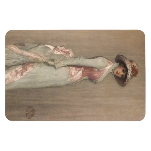 James Whistler - Portret van Lady Meux Magneet (Horizontaal)