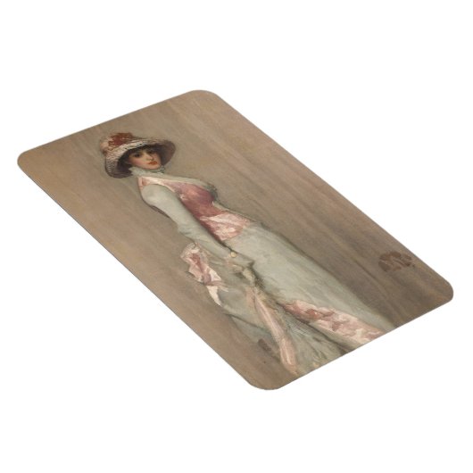 James Whistler - Portret van Lady Meux Magneet (Rechterzijde)