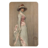 James Whistler - Portret van Lady Meux Magneet (Verticaal)