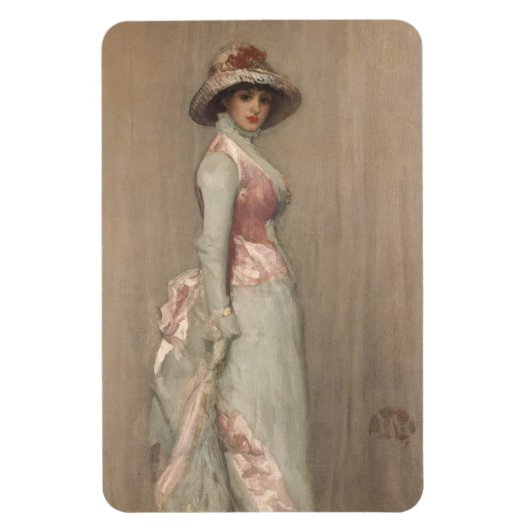 James Whistler - Portret van Lady Meux Magneet (Verticaal)