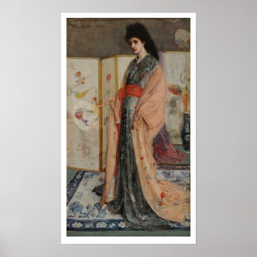 James Whistler-Princess uit de deelstaat Porcelein Poster (Voorkant)