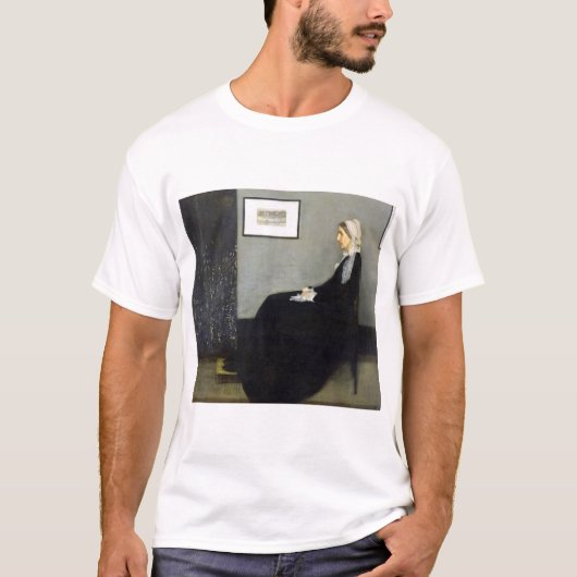 JAMES WHISTLER - Regeling in grijs en zwart T-shirt (Voorkant)