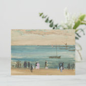 James Whistler - Southend Pier Bedankkaart (Staand voorkant)