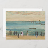 James Whistler - Southend Pier Bedankkaart (Voorkant / Achterkant)