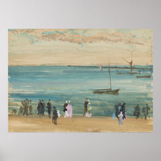 James Whistler - Southend Pier Poster (Voorkant)