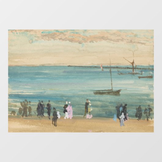 James Whistler - Southend Pier Raamsticker (Vel)