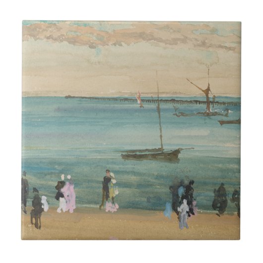 James Whistler - Southend Pier Tegeltje (Voorkant)