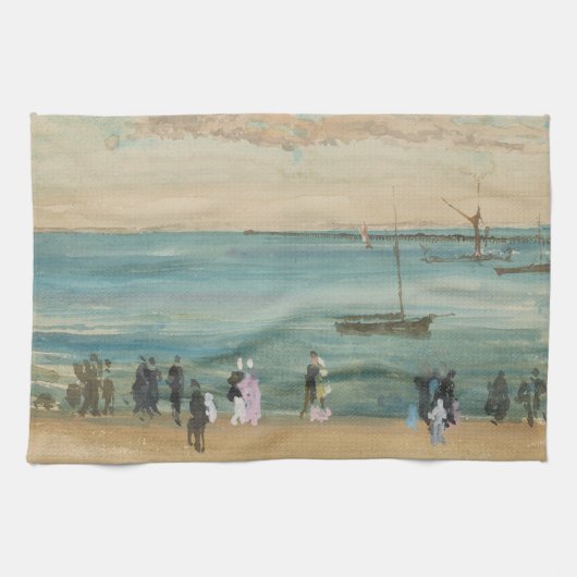 James Whistler - Southend Pier Theedoek (Horizontaal)
