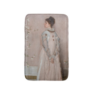 James Whistler - Symfonie in Flesh Color and Pink Badmat