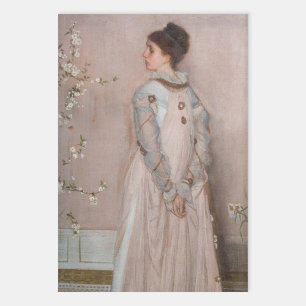 James Whistler - Symfonie in Flesh Color and Pink Inpakpapier Vel