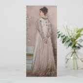 James Whistler - Symfonie in Flesh Color and Pink Kaart (Staand voorkant)