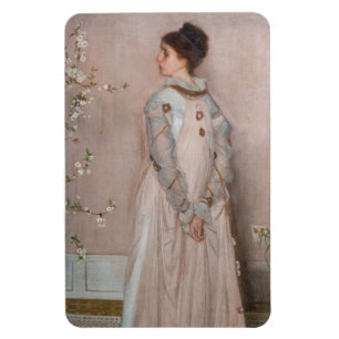 James Whistler - Symfonie in Flesh Color and Pink Magneet