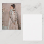 James Whistler - Symfonie in Flesh Color and Pink Notitiekaartje (Voorkant / Achterkant)