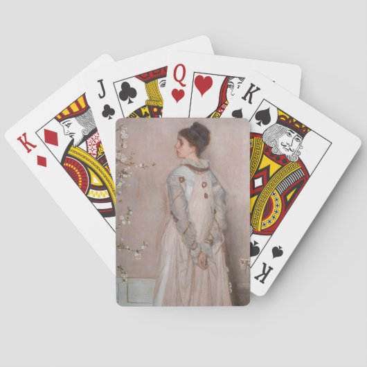 James Whistler - Symfonie in Flesh Color and Pink Pokerkaarten (Achterkant)