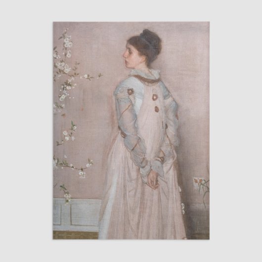 James Whistler - Symfonie in Flesh Color and Pink Tissuepapier