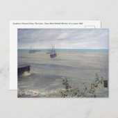 James Whistler - Symfonie in grijs en groen Briefkaart (Voorkant / Achterkant)