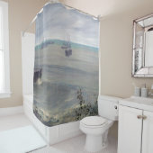 James Whistler - Symfonie in grijs en groen Douchegordijn (In situ)