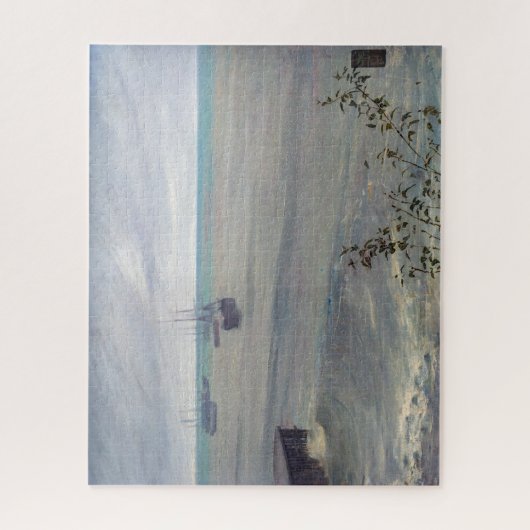 James Whistler - Symfonie in grijs en groen Legpuzzel (Verticaal)