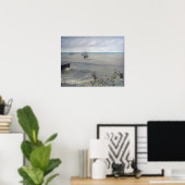 James Whistler - Symfonie in grijs en groen Poster (Thuiskantoor)