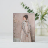 James Whistler - Symfonie in Vleeskleur en Roze Briefkaart (Staand voorkant)