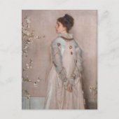 James Whistler - Symfonie in Vleeskleur en Roze Briefkaart (Voorkant)