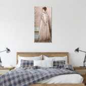 James Whistler - Symfonie in Vleeskleur en Roze Canvas Afdruk (Insitu (Slaapkamer))