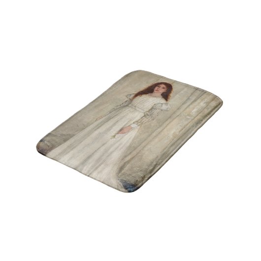 James Whistler - Symfonie in White No. 1 Badmat (Gekanteld)