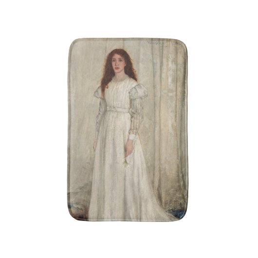 James Whistler - Symfonie in White No. 1 Badmat (Voorkant Verticaal)