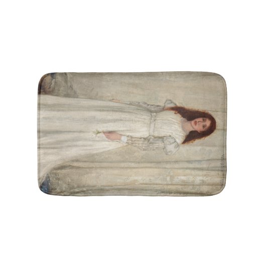 James Whistler - Symfonie in White No. 1 Badmat (Voorkant)