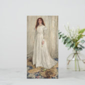 James Whistler - Symfonie in White No. 1 Bedankkaart (Staand voorkant)