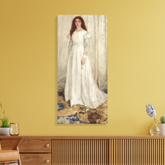James Whistler - Symfonie in White No. 1 Canvas Afdruk (Insitu (Woonkamer))