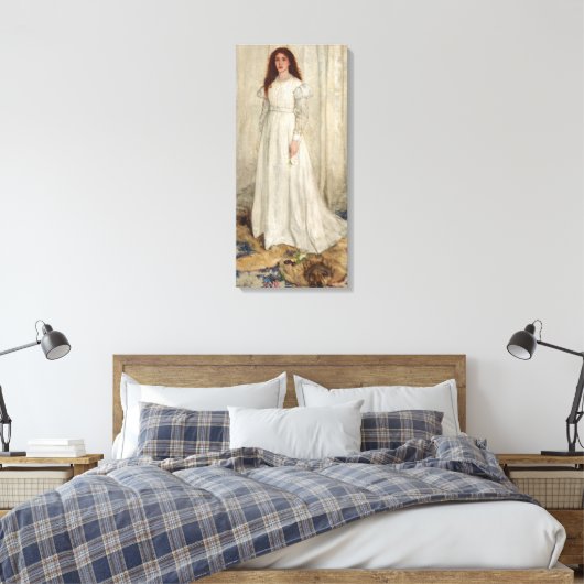 James Whistler - Symfonie in White No. 1 Canvas Afdruk (Insitu (Slaapkamer))