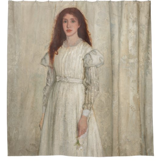 James Whistler - Symfonie in White No. 1 Douchegordijn (Voorkant)