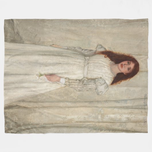 James Whistler - Symfonie in White No. 1 Fleece Deken (Voorkant (Horizontaal))