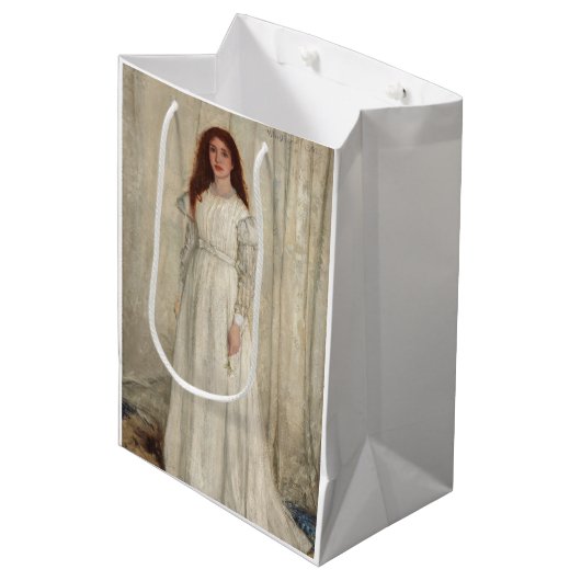 James Whistler - Symfonie in White No. 1 Medium Cadeauzakje (Voorkant Gekanteld)