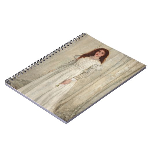 James Whistler - Symfonie in White No. 1 Notitieboek (Linkerzijde)