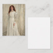 James Whistler - Symfonie in White No. 1 Notitiekaartje (Voorkant / Achterkant)