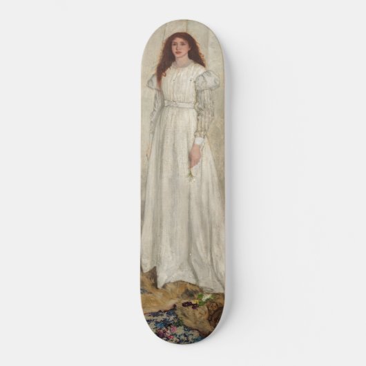 James Whistler - Symfonie in White No. 1 Persoonlijk Skateboard (Voorkant)