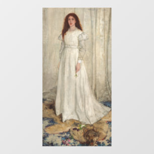 James Whistler - Symfonie in White No. 1 Raamsticker